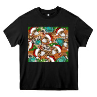Santa Skeleton Christmas Tumbler Heavy Core Tee | Teevron