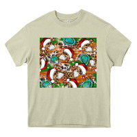 Mossy santa skeleton christmas tumbler Heavy Core Tee - Artiststas