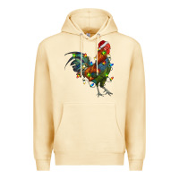 Pina Colada Christmas Lights Rooster Premium Hoodie - RanaPortraitStore