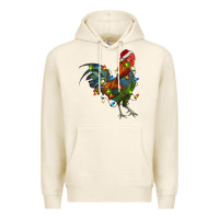 Tofu Christmas Lights Rooster Premium Hoodie - RanaPortraitStore