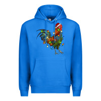 True Royal Christmas Lights Rooster Premium Hoodie - RanaPortraitStore
