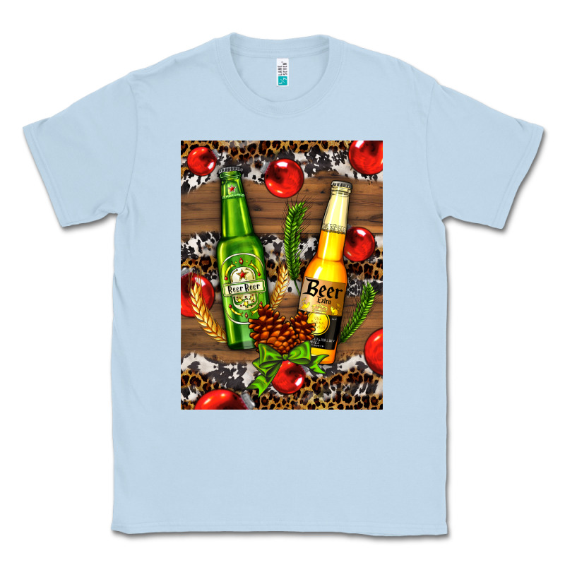 Beer Bottles With Wheat And Barley Classic Tee by AdoDesignShop | Teevron