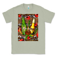 Matcha beer bottles with wheat and barley Classic Tee - AdoDesignShop