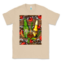 Mushroom beer bottles with wheat and barley Classic Tee - AdoDesignShop