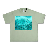Oil Green turquoise glitter Urban Heavy Tee - JahusDesignShop