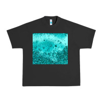 Pigment Black turquoise glitter Urban Heavy Tee - JahusDesignShop