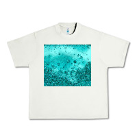 Pistachio turquoise glitter Urban Heavy Tee - JahusDesignShop