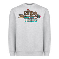 Heather Grey bride tribe Heavyweight Sweatshirt - CowhideDigitalArt