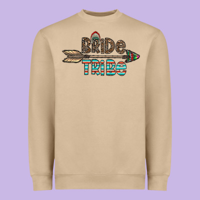 Bride Tribe Heavyweight Sweatshirt Designed By Cowhidedigitalart