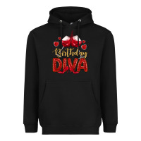 Black birthday diva Heavyweight Hoodie - MaliasSmallBusiness