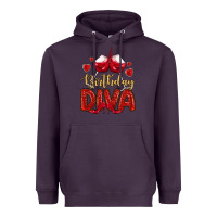 Plum birthday diva Heavyweight Hoodie - MaliasSmallBusiness
