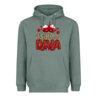 Sage birthday diva Heavyweight Hoodie - MaliasSmallBusiness
