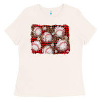 Bone baseball christmas background Ladies Tee - AdoDesignShop