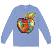 Colony Blue leopard turquoise glitter serape Long Sleeve Tee - Artiststas