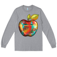 Heather Grey leopard turquoise glitter serape Long Sleeve Tee - Artiststas