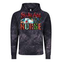 Cloud Black santa is favorite nurse Vintage Hoodie - CowhideDigitalArt