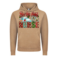 Vintage Coffee santa is favorite nurse Vintage Hoodie - CowhideDigitalArt