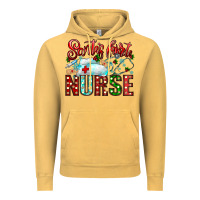 Vintage Mustard santa is favorite nurse Vintage Hoodie - CowhideDigitalArt