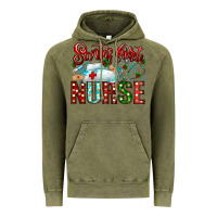 Vintage Olive santa is favorite nurse Vintage Hoodie - CowhideDigitalArt