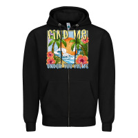 Black find me under the palms Zipper Hoodie - MaliasSmallBusiness