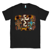 Black cross background Classic Tee - JahusDesignShop