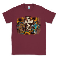 Burgundy cross background Classic Tee - JahusDesignShop