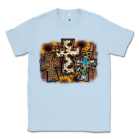 Dusty Blue cross background Classic Tee - JahusDesignShop