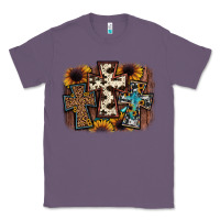 Lavender cross background Classic Tee - JahusDesignShop
