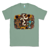 Sage cross background Classic Tee - JahusDesignShop