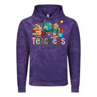 Cloud Purple Teachers Change The World Vintage Hoodie - CowhideDigitalArt
