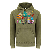 Vintage Olive Teachers Change The World Vintage Hoodie - CowhideDigitalArt