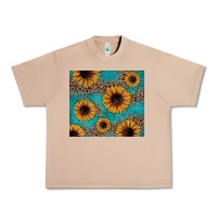 Burro sunflower turquoise glitter Urban Heavy Tee - JahusDesignShop