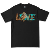 Black owl love Premium Tee - BarkalooDesign