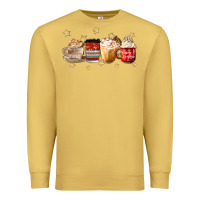 Antique Gold christmas coffee Premium Sweatshirt - MaliasSmallBusiness