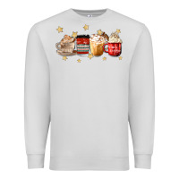 Dove Grey christmas coffee Premium Sweatshirt - MaliasSmallBusiness