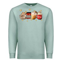 Seafoam christmas coffee Premium Sweatshirt - MaliasSmallBusiness
