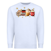 White christmas coffee Premium Sweatshirt - MaliasSmallBusiness