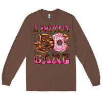 Chestnut i donut care Long Sleeve Tee - AdoDesignShop