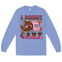 Colony Blue i donut care Long Sleeve Tee - AdoDesignShop
