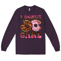 Plum i donut care Long Sleeve Tee - AdoDesignShop