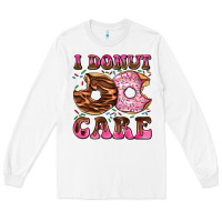 White i donut care Long Sleeve Tee - AdoDesignShop