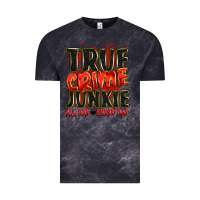 Cloud Black true crime junkie all day every day Vintage Tee - JahusDesignShop