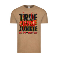 Vintage Coffee true crime junkie all day every day Vintage Tee - JahusDesignShop