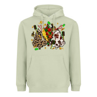 Matcha hair stylist with christmas tree Heavyweight Hoodie - MaliasSmallBusiness