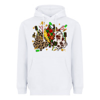 White hair stylist with christmas tree Heavyweight Hoodie - MaliasSmallBusiness