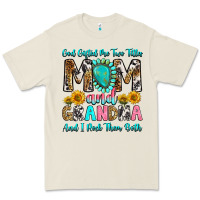 Bone god gifted me two titles mom and grandma and i roc Premium Tee - RanaPortraitStore