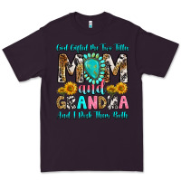 Plum god gifted me two titles mom and grandma and i roc Premium Tee - RanaPortraitStore