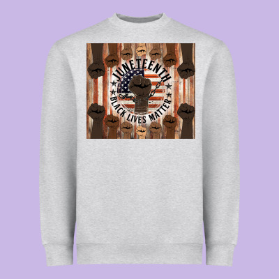 Black Lives Matter Heavyweight Sweatshirt Designed By Hra Design Shop