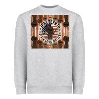 Heather Grey black lives matter Heavyweight Sweatshirt - HRA Design Shop