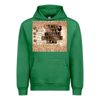 Emerald black teacher Urban Hoodie - TumblerDesignByShophia
